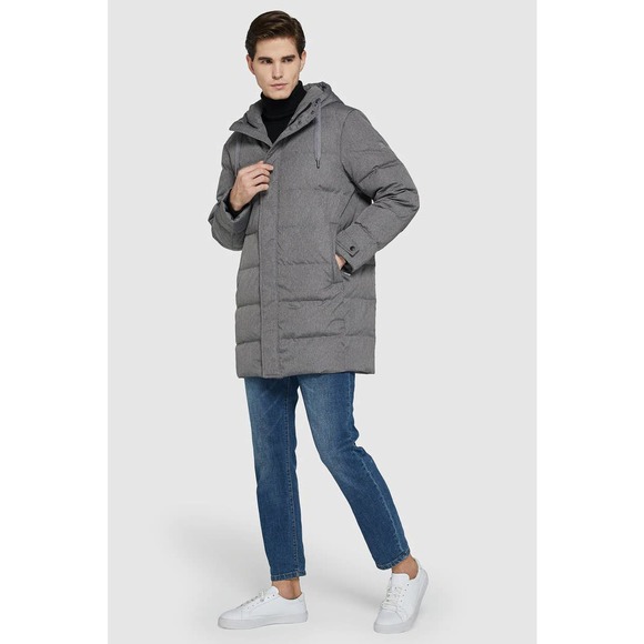 Orolay Mid-Length Warm Hooded Puffer Down Jacket SZ 2XL - Picture 1 of 4
